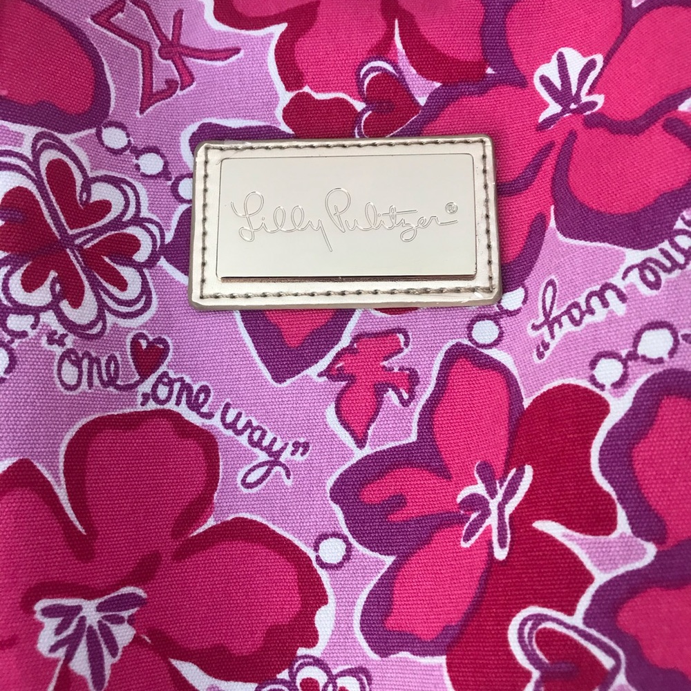 Rare Lily Pulitzer Sigma Kappa Print Tote - Picture 2 of 6